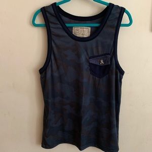 Entree Blue Camo Tank